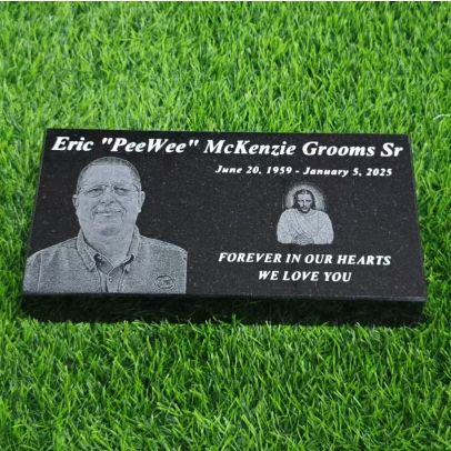 Human grave markers with Photo Personalized Flat Headstone Father Brother Son Mother Sister Daughter Friend